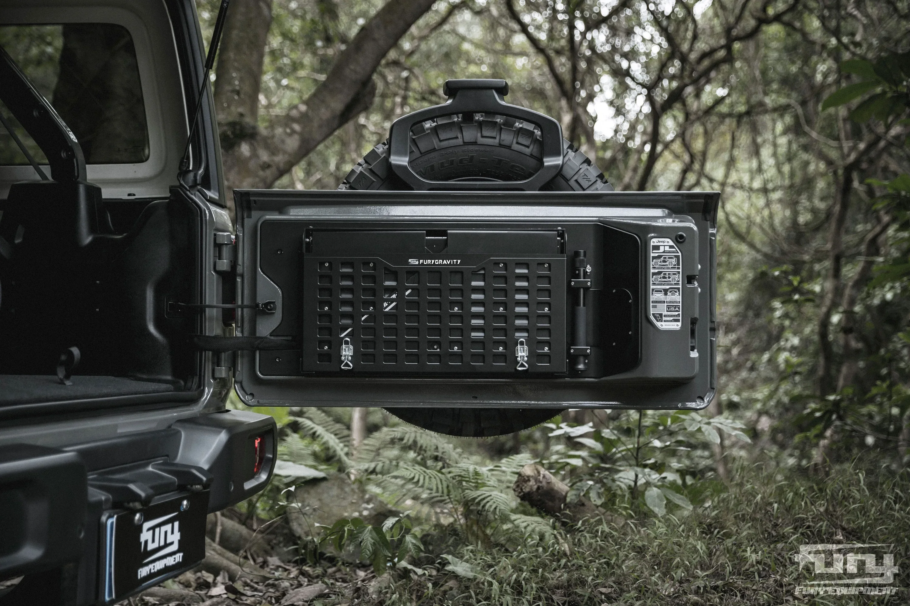 TLF  Fury 2007-2017 JK Accessory Tailgate Foldable Table for wrangler JK