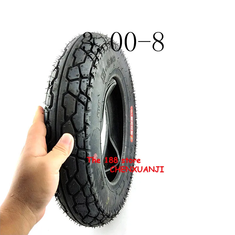 High Quality 3.00-8 / 300-8 Tire  Inner Tube 4PR Tyre Fits Gas and Electric Scooters Warehouse Vehicles Mini Motorcycle