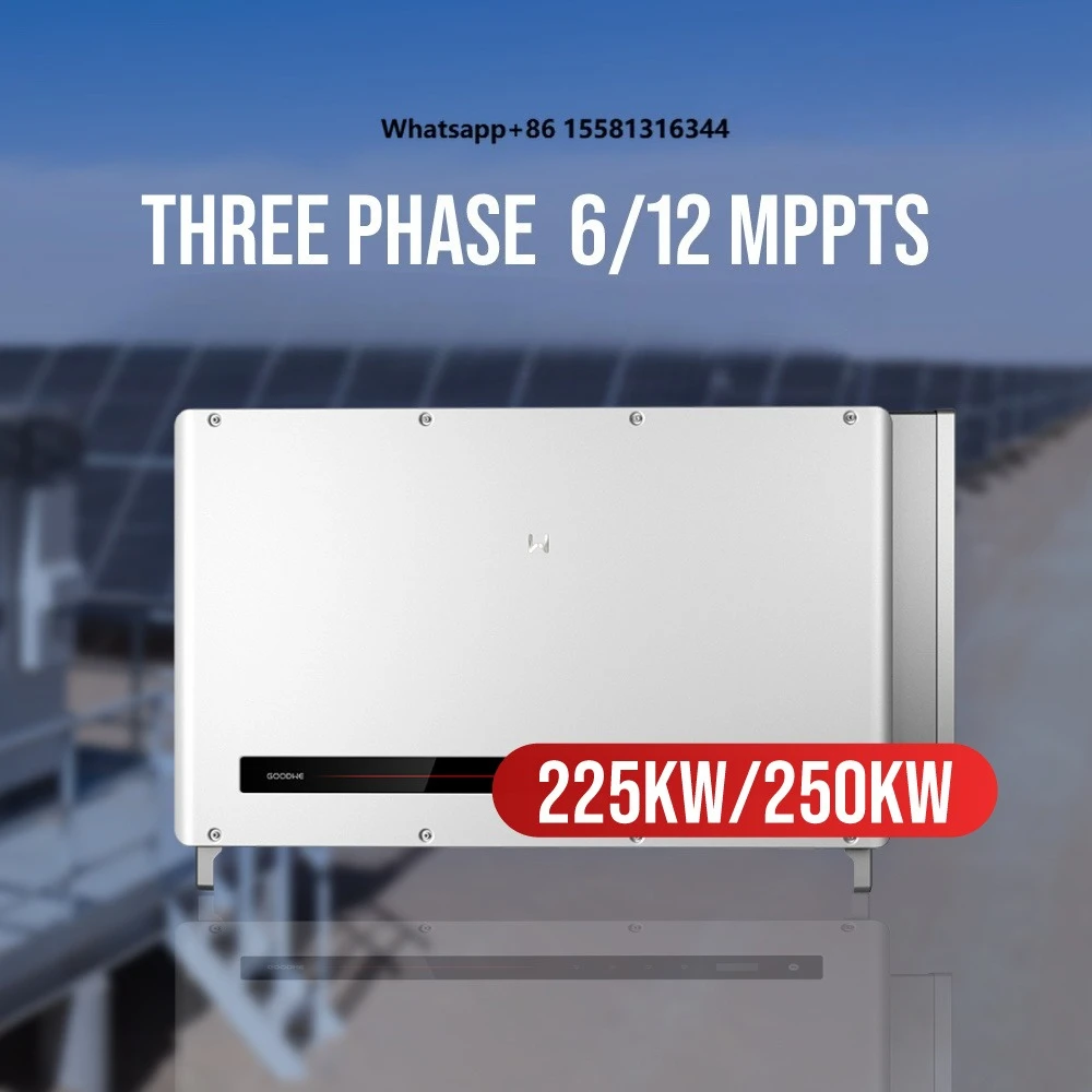Goodwe Dual  Function Hybrid Solar Inverter 225kW 250kW HT Series on Grid PV Storage Inverter Convenient Remote