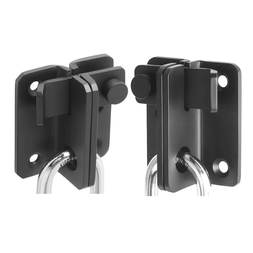 Stainless Steel Door Bolt Latch Free Punching Wardrobe Drawer Cabinet Cupboard Door Latch Lock Home Hardware Safety Door Lock