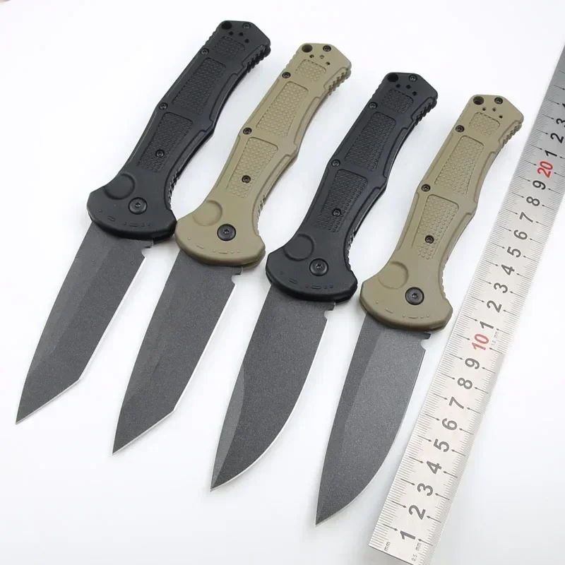 

Paodin BM9070 Pocket Knife D2 Blade Single Action Nylon Fiber Handle Tactical Self Defense Hunting EDC Survival Tool Knives