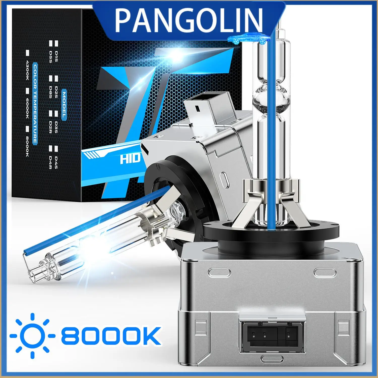 

PANGOLIN D3S HID ксеноновые лампы для фар супер яркие 8000K 35W 300% яркий свет для автомобиля BMW Audi VW простая установка 4000LM