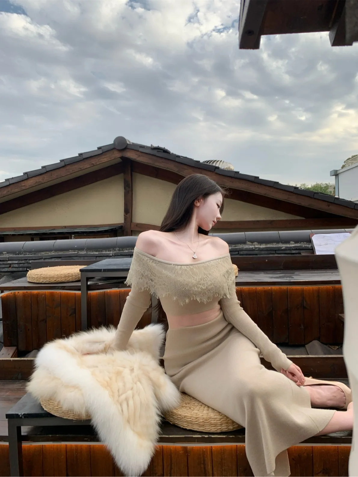 

Чувственное кружево Long Sve на одно плечо Dr, женское облегающее платье с оберткой Fi-Tail вокруг Long Dr Ele Pure Desire