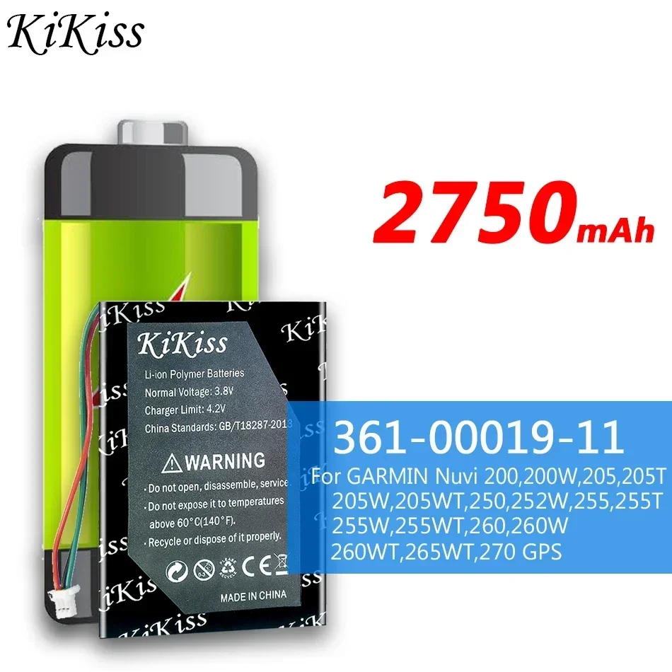 

For GARMIN Nuvi 200 Series GPS Battery, 2750mAh High Performance