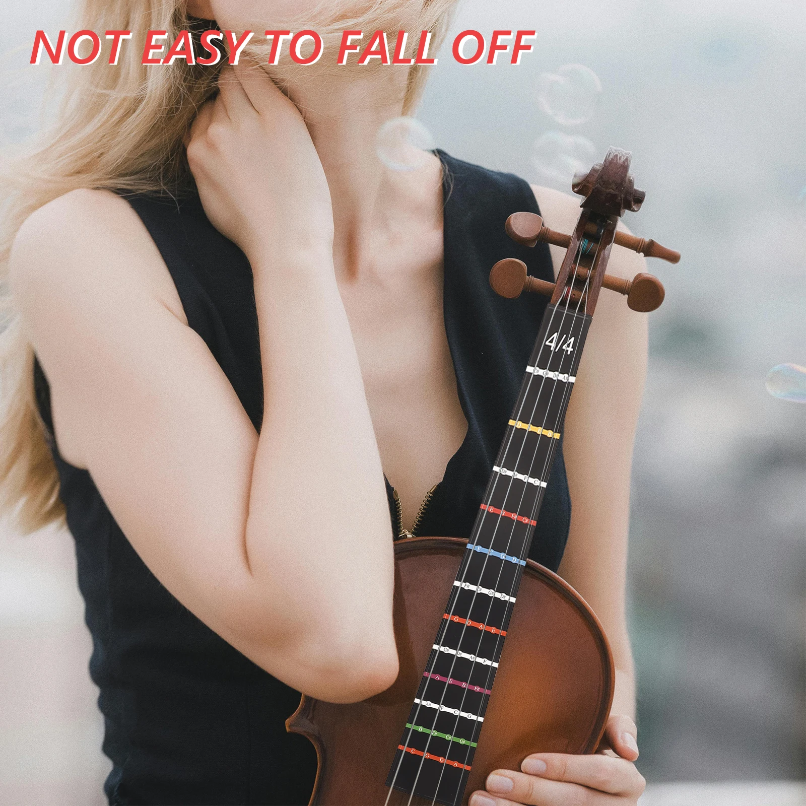 

Cello Position Stickers Durable for 4/4 Cello Fretboard Note Guides Fingerboard Accessories Practice Tool Musical Instruments