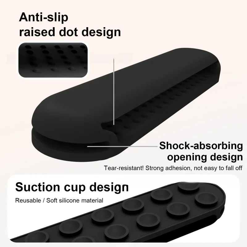 1pcs Universal Phone Holder Sucker Strap Cell Phone Holder Finger Grip Strap Phone Holder Stand for Mobile Phone iPad Tablet