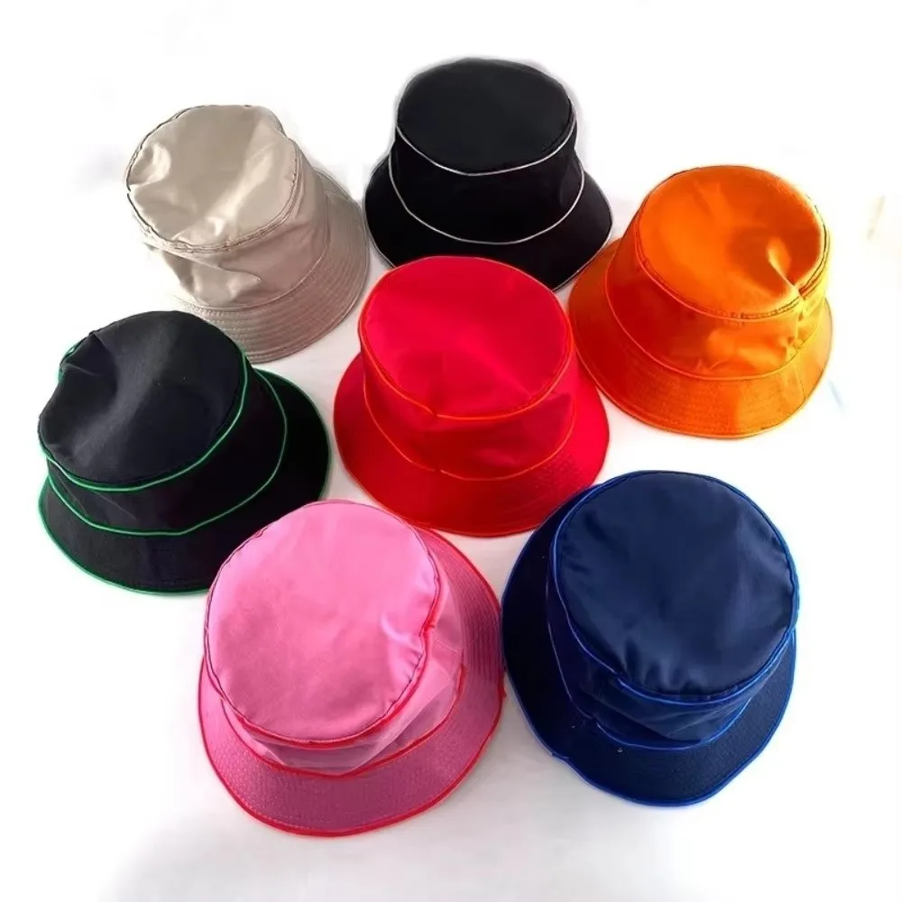 Cool Battery Powered LED Bucket Hat Colorful Flashing Modes Luminous Hat Grow in Dark Korean Style Flashing Glow Hat Men