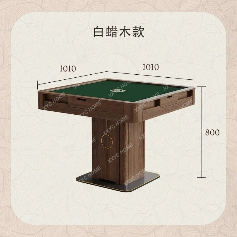 Новый китайский твердый стол для маджонга, североамериканский черный орех, автоматический стол для маджонга с электрическим отключением звука