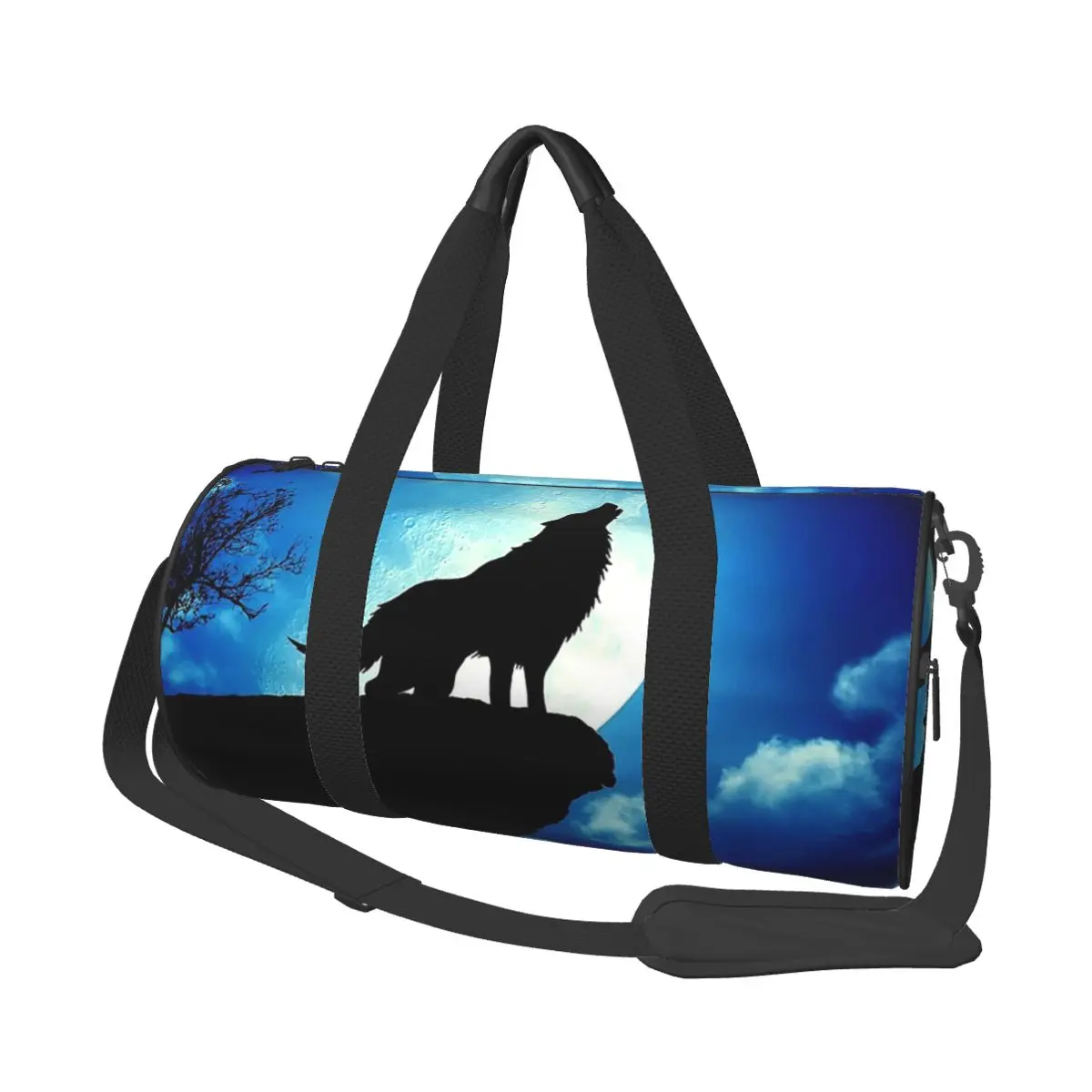 

Howling Wolf Large Duffle Gym Bag Multi-Functional Duffle Travel Bags Handbags Fitness bag