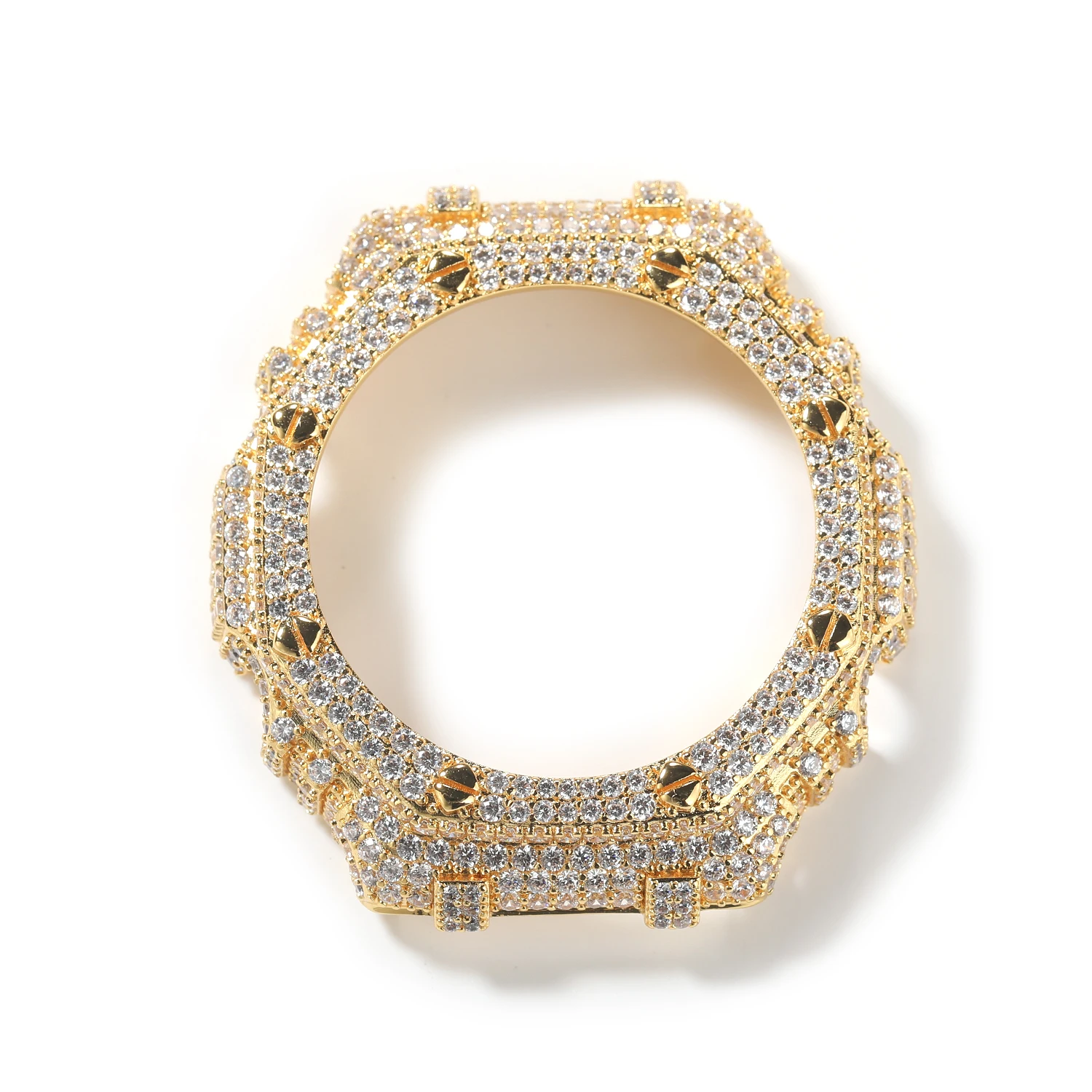 TBTK HipHop Iced Out Moissanite Uhrenlünette für GA2100 DW6900 GA110 Luxus Bling Uhren-Ersatzrahmen Zubehör – Detail 17
