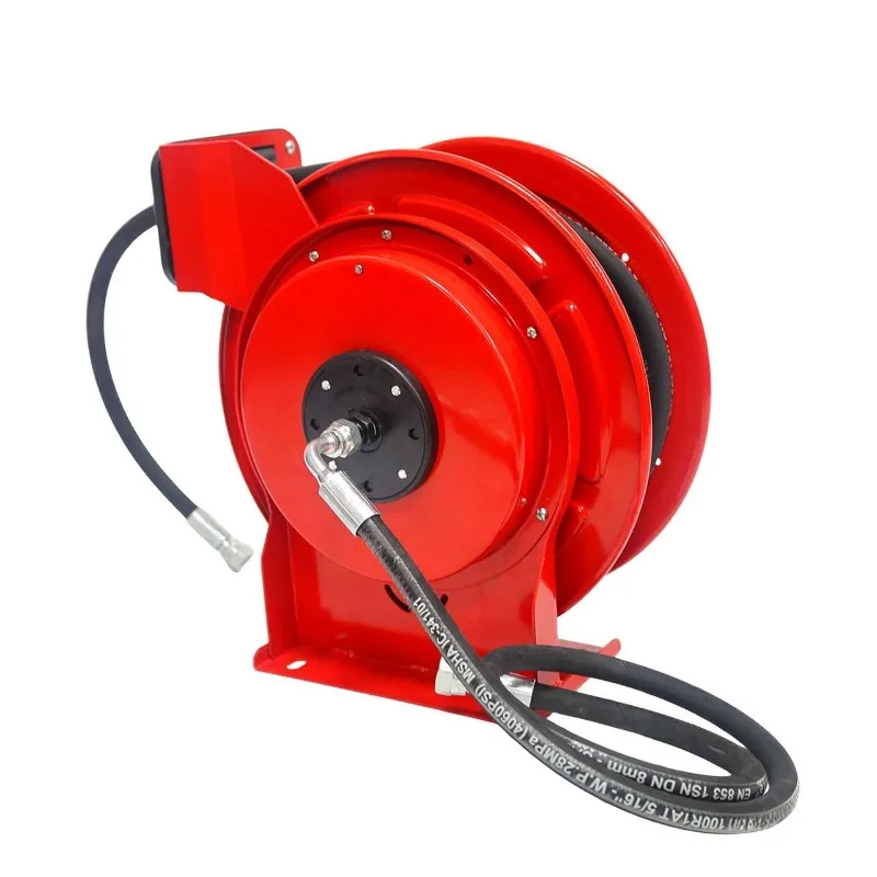 automatic pipe retractor high pressure water pipe trachea reel high pressure automatic telescopic pipe reel