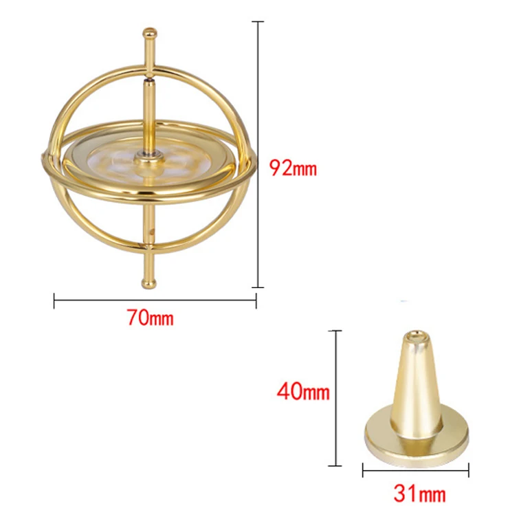 2024 Educational Self Balancing Gyroscope Anti Gravity Finger Gyroscope Ideal Gift for Kids Science Exploration and Fun Learning
