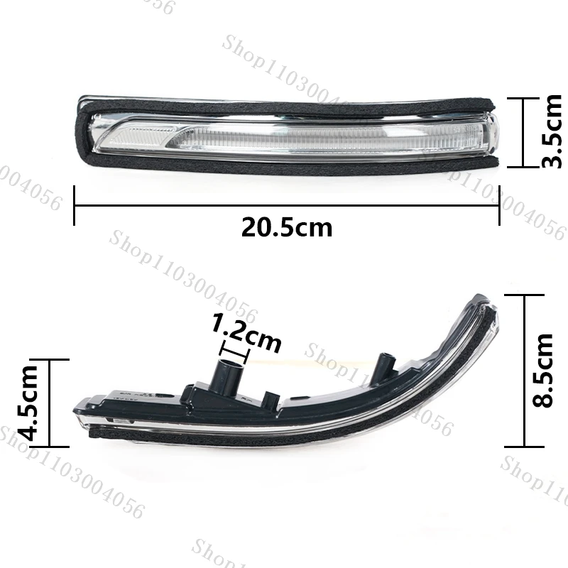 Rearview Mirror Light For Kia Niro 2017-2020 LED Exterior Wing Door Side Mirror Turn Signal Light Lamp 87614G5000 87624G5000