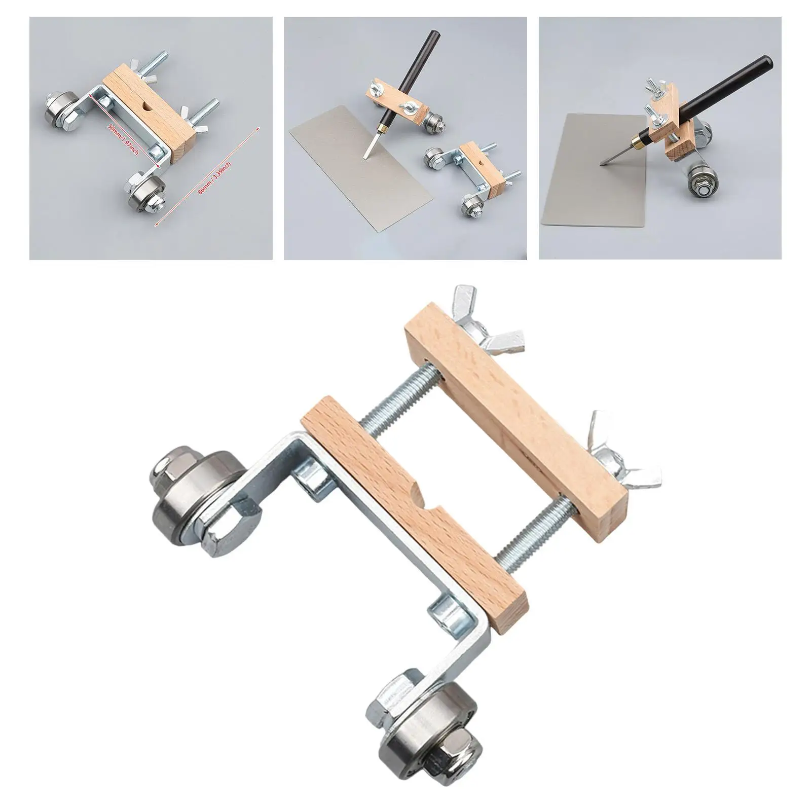 DIY Fixed Angle Knife Sharpener Wood Carving Lightweight Multipurpose Adjustable DIY Projects for Studio Home Beginners
