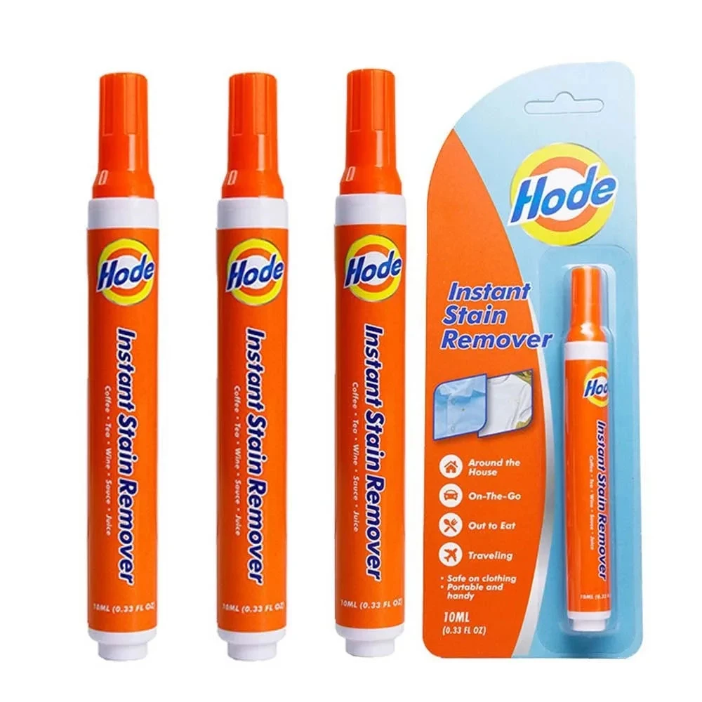 Bolígrafo quitamanchas portátil sin lavado, 1/3 Uds., portátil, apto para viajes, funciona en manchas de alimentos y bebidas, bolígrafo blanqueador multiusos