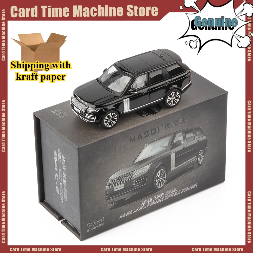 

Новый Masdi 1/64 Range Rover, белый, черный, серебристый, LR1000, модель автомобиля из сплава, внедорожник, миниатюрный литой под давлением орнамент, коллекционная модель, игрушка для хобби