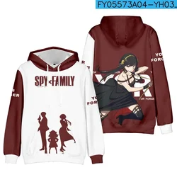 Anime Spy X Family 3D Print Hoodie Men/Women y2k Casual Fashion Hooded Shirt Kids Pullover Sweatshirts Oversized Unisex Clothing