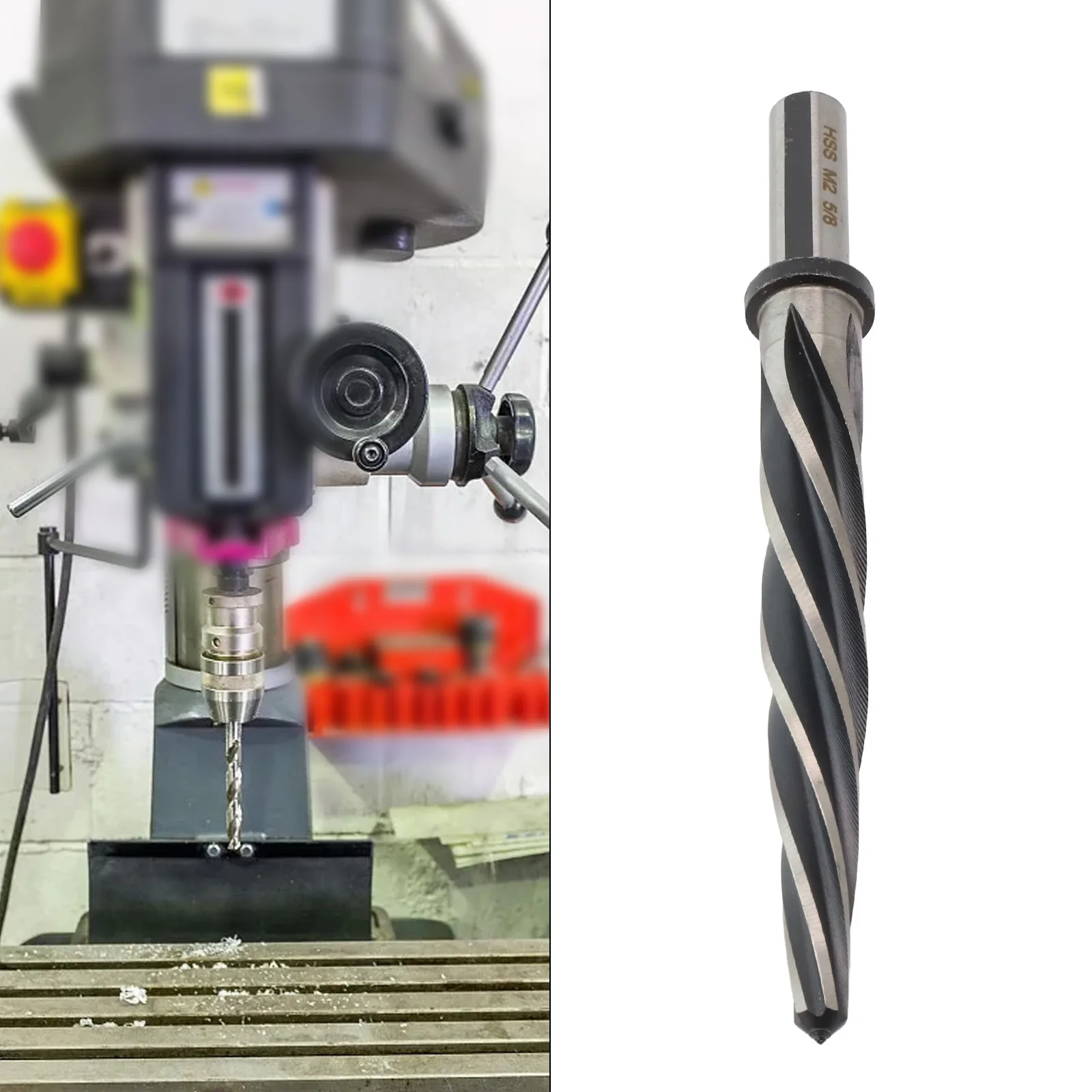 Spiral Fluted Drill Tapered Reamer 1/2\