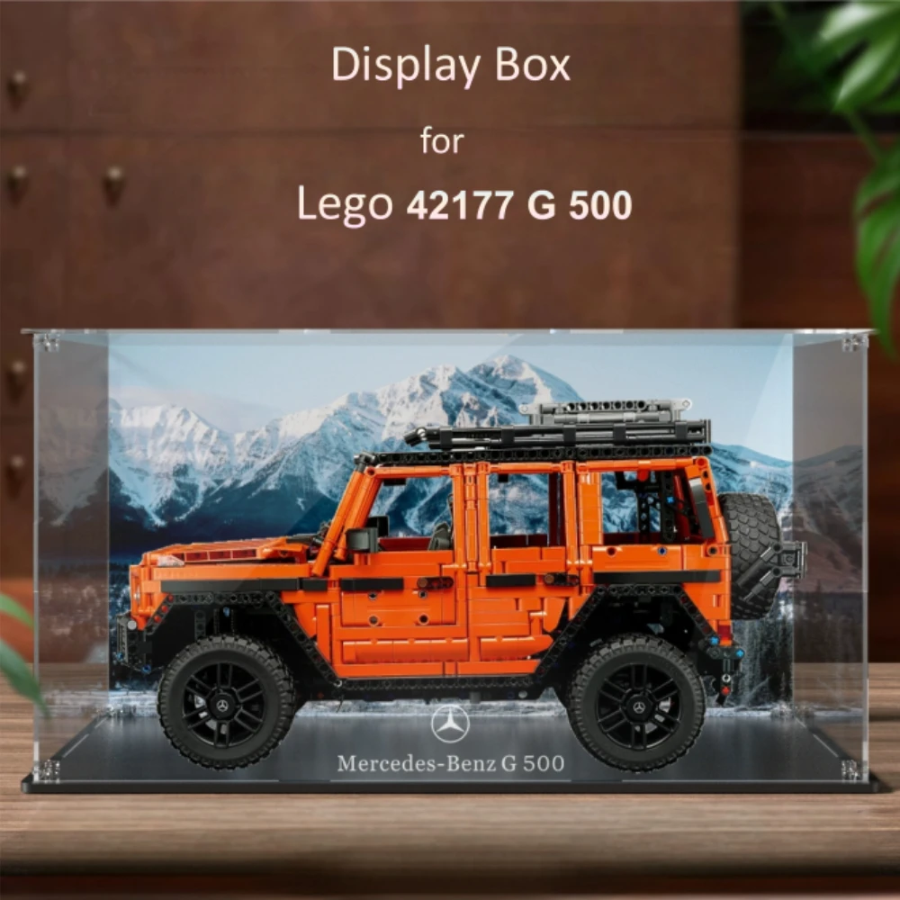 

Коробка для дисплея для Lego 42177, витрина для Mercedes-Benz G500, строительный блок, пылезащитная прозрачная витрина, коробка для игрушечных кирпичей