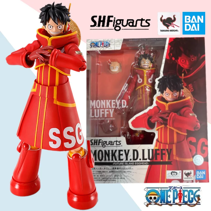 

BANDAI original genuine SHFiguarts SHF One Piece series Monkey·D·Luffy Future Island EGGHEAD anime collection model toy gift