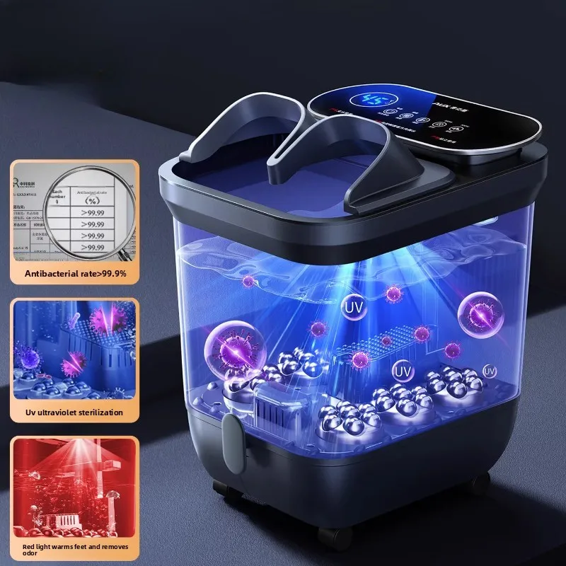 Automatic Constant Temperature Heated Foot Bath Spa with Heat and Massage Fumigation Health Foot Spa, Electric Footbath Machine view 3