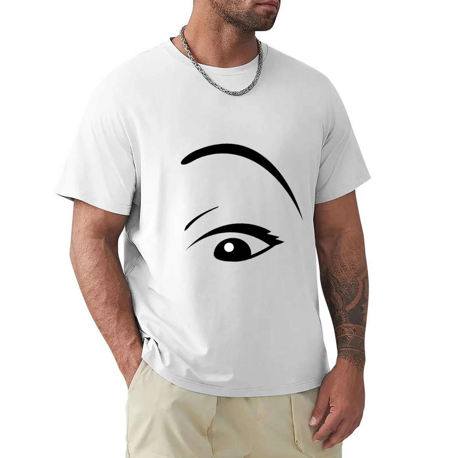 DESMOND - Eye Vignette T-shirt anime blacks cute clothes graphics mens workout shirts