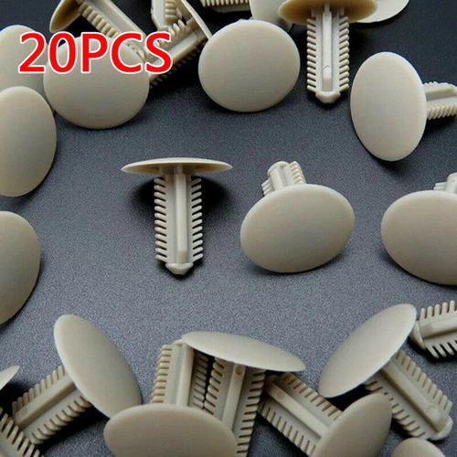 20 piezas Clips para revestimiento de techo de coche, retenedor de Panel embellecedor Interior, pasador de empuje para carrocería de coche, Clip de sujeción de remache 63399-26050 para Toyota