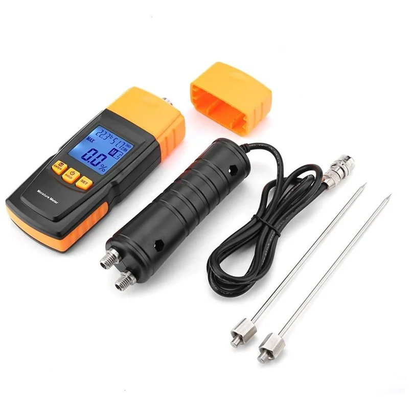Professionele GM620 Digitale Hygrometer Houtvochtmeter Hout Katoen Vochtigheidsdetector Watergehalte Analyzer
