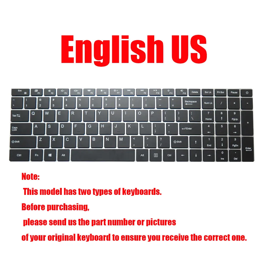 

Клавиатура для ноутбука Hongsamde HSD1509 HSDQ156 для UNIWA для ULAP Q1501, английская, американская, черная, с подсветкой, новая