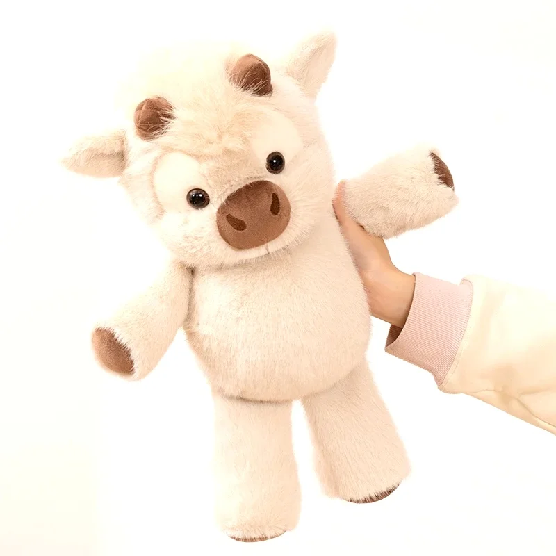 

Kawaii Cartoon Highland Cattle Plush Toys Soft Fluffy Hugging Animal Doll Lovely Children Companion Doll Funny Room Decor