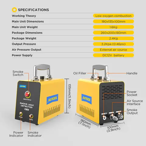 top  6 smoke leak tester - №4