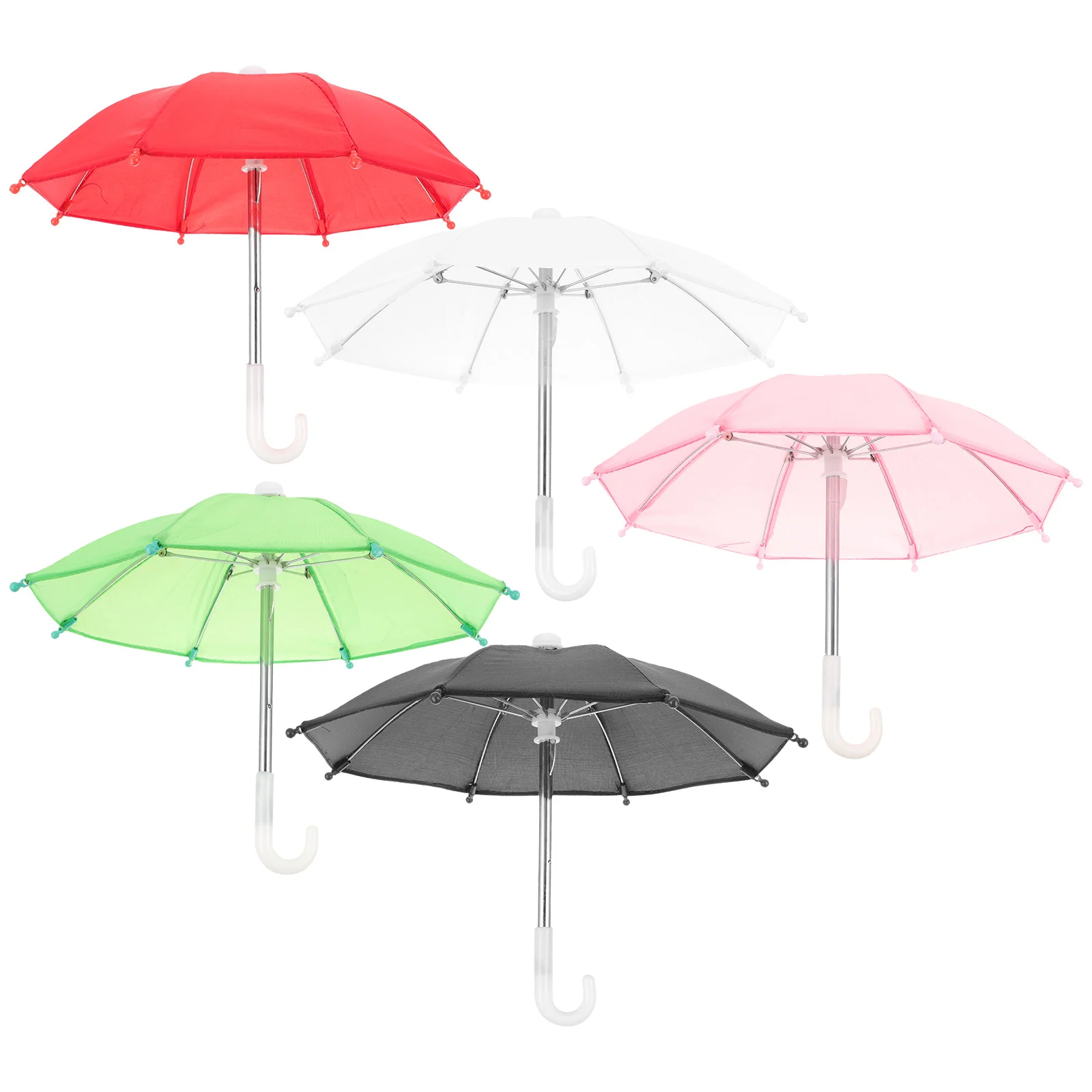 

5Pcs Desktop Mini Umbrellas Micro Landscape Umbrella Models Decorative Umbrella Decors umbrella cute umbrellas