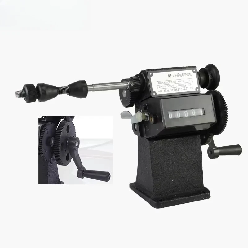 

Ручная намоточная машина двойного назначения Ручная счетная намоточная машина Намоточное устройство 0-9999 Намотка диапазона счетчика