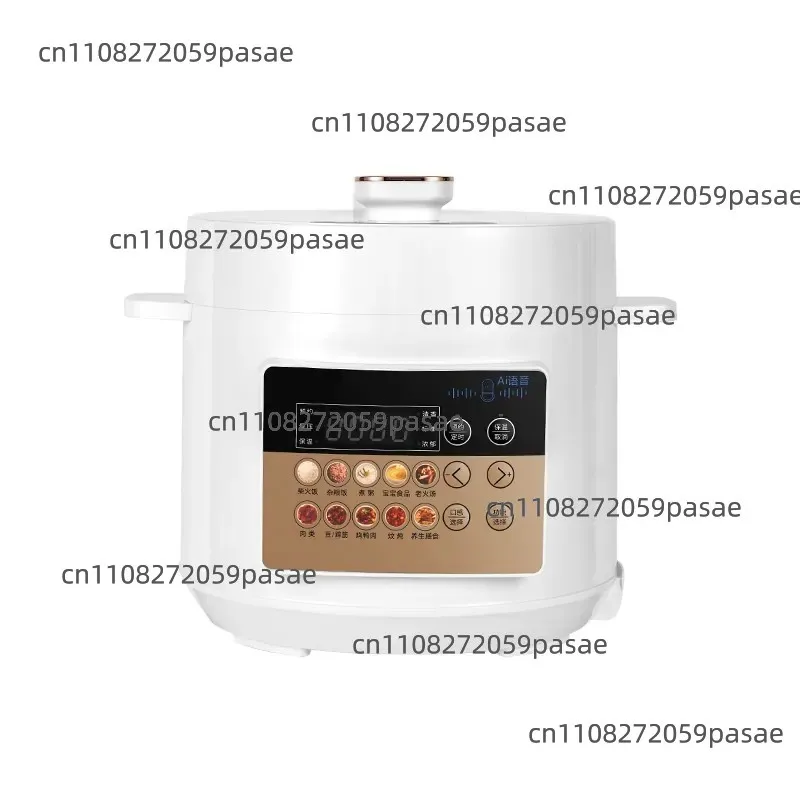 electric pressure cooker household uncoated pure ceramic liner large capacity 4.5 liter electric