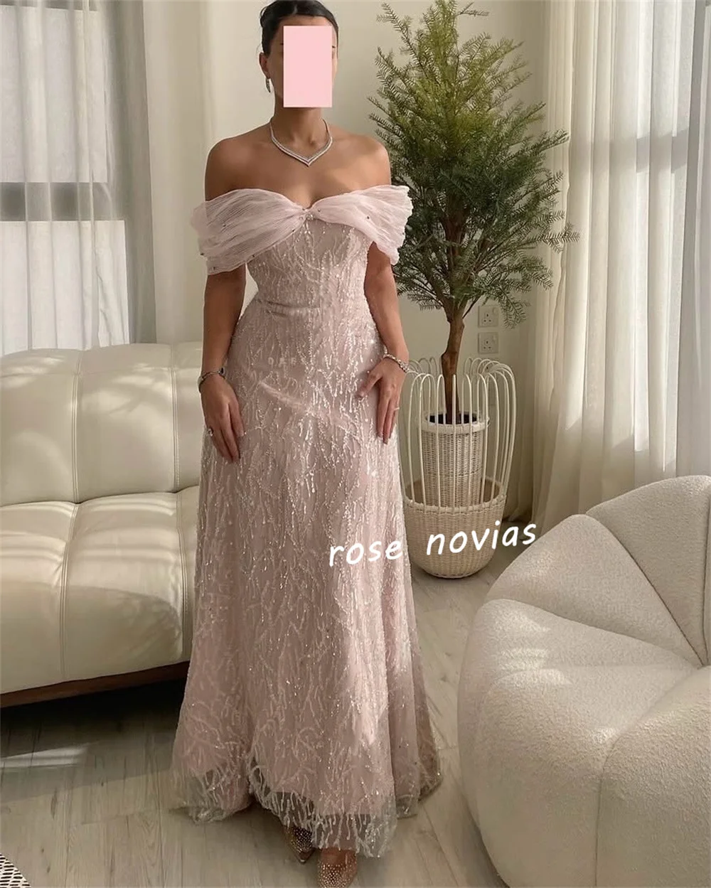 Abiti lunghi personalizzati con pieghe scintillanti e paillettes con spalle scoperte Occasioni su misura Serata di lusso Elegante festa di fidanzamento per matrimoni