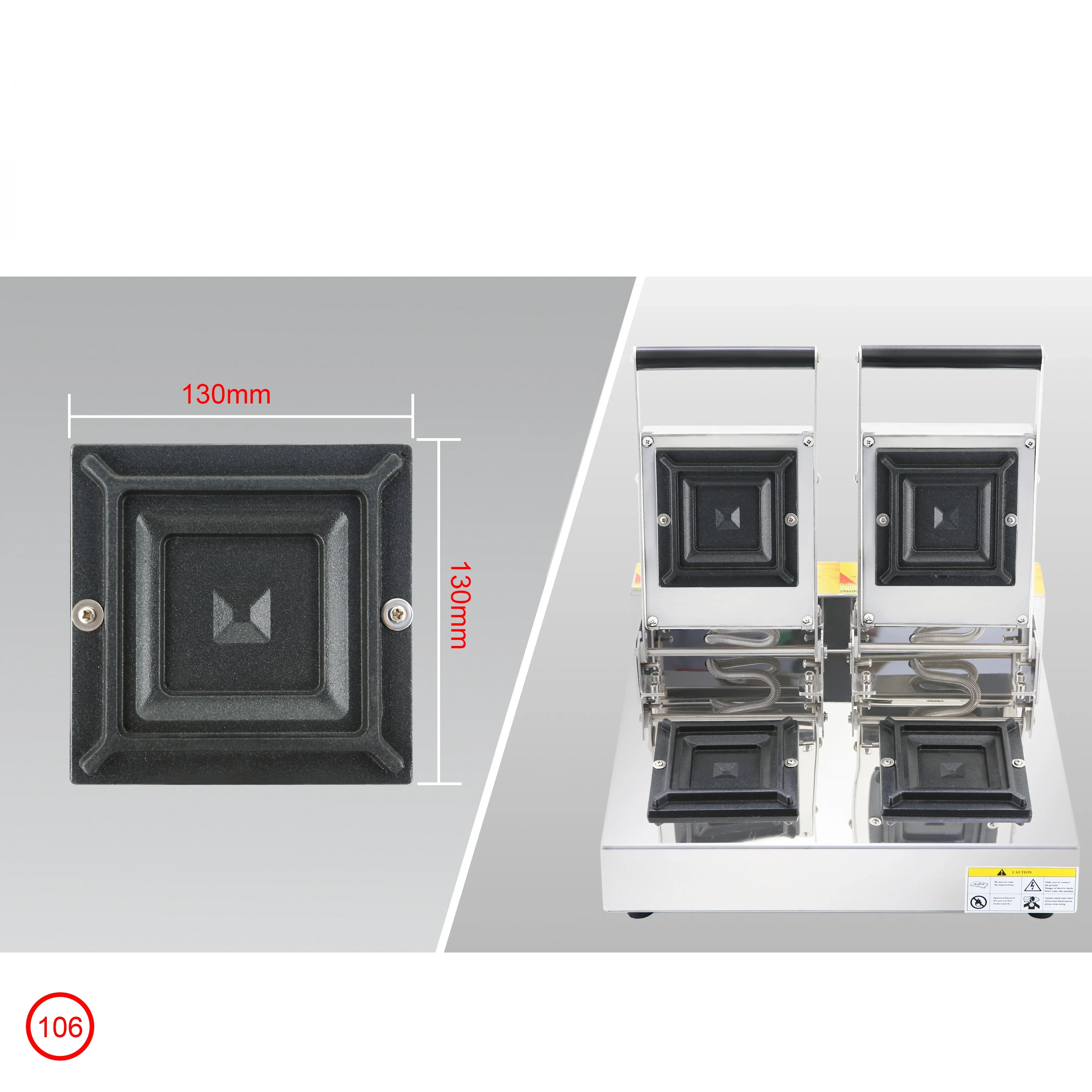 Hot SalesFrench Toast Sandwich Press Making Machine