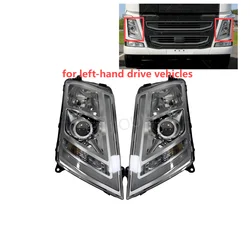 Suitable For VOLVO FM FH Truck Headlight Assembly OE 21221135 21221136 84170243 For Left-Hand Drive The Lens Cannot Be Rotated