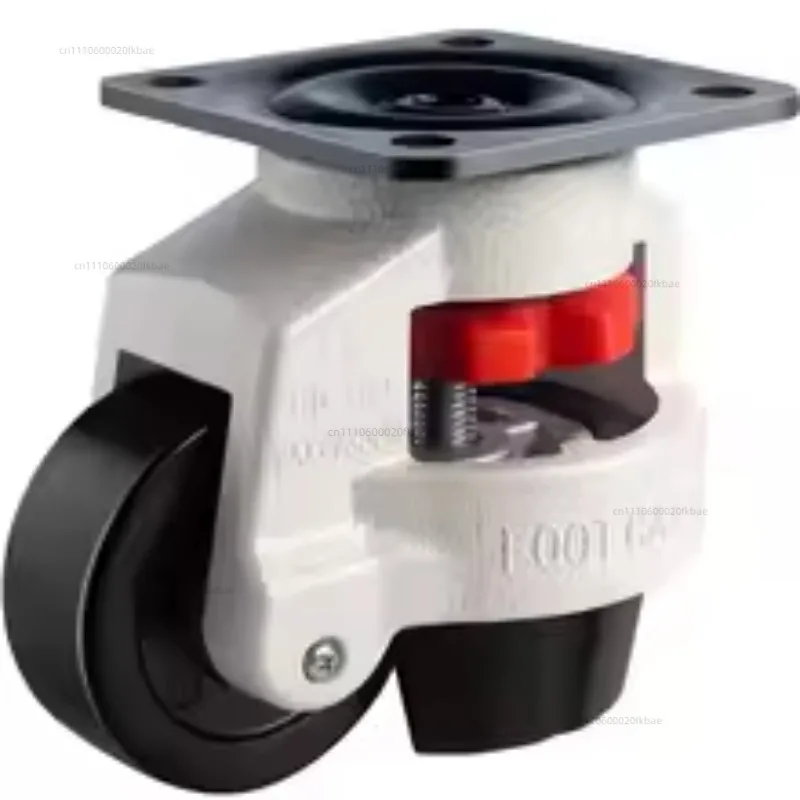 Leveling adjustment wheel swivel load-bearing castor support heavy-duty lead screw