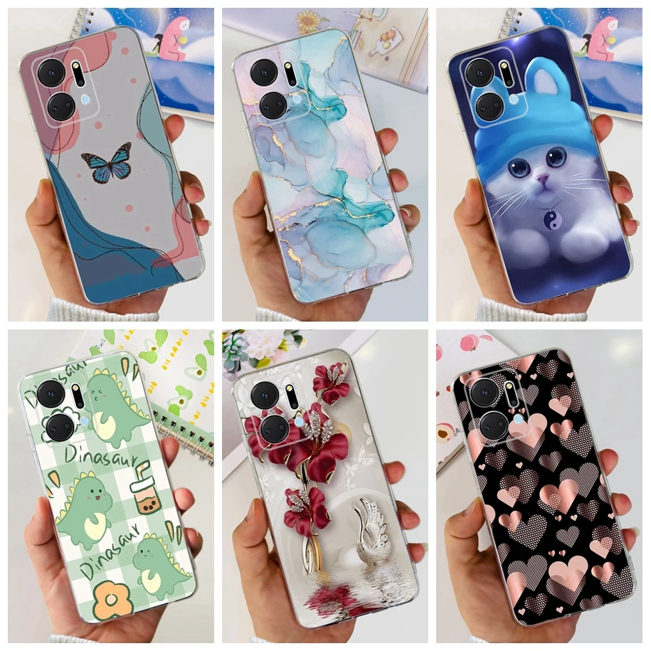 For Huawei Honor X7A Case For Honor X7A 2023 Cover Silicone Soft TPU Phone Case For HonorX7A 4G RKY-LX2 RKY-LX3 Fundas 6.75 inch