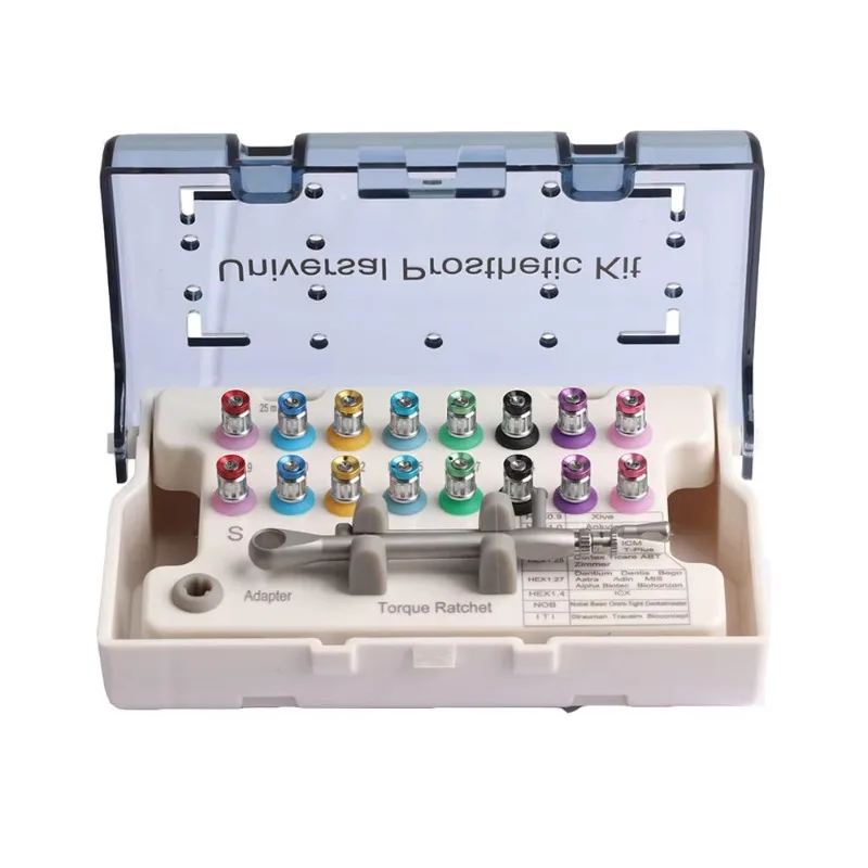

Dental Implants Fixture Universal Torque Wrench Prosthetic Kit Screw Driver Set