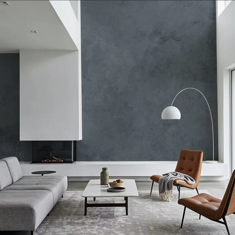 Customized size mural marble texture and light gray and beige wallpaper cement wall marble decorative painting wallpaper
