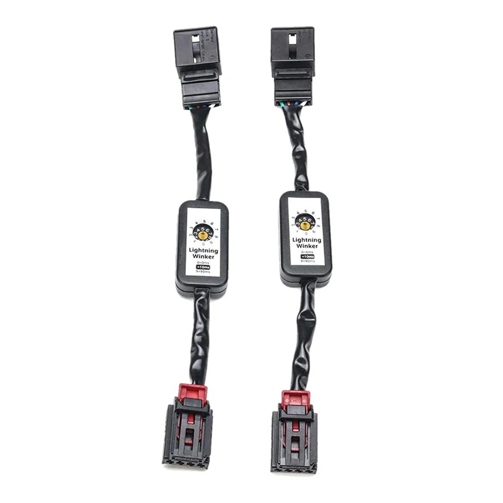 

Dynamic Turn Signal Adapter Harness 12V Cable Harness Tail Light Waterproof LED Tail Light Module Cable for VW Golf 7 2012-2018