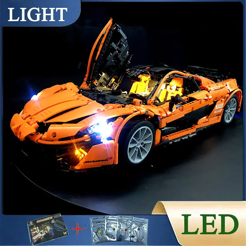 RC DIY LED Light Kit For LEGO 13090 Technical Super Car ( Only LED Light,Without Blocks Model)