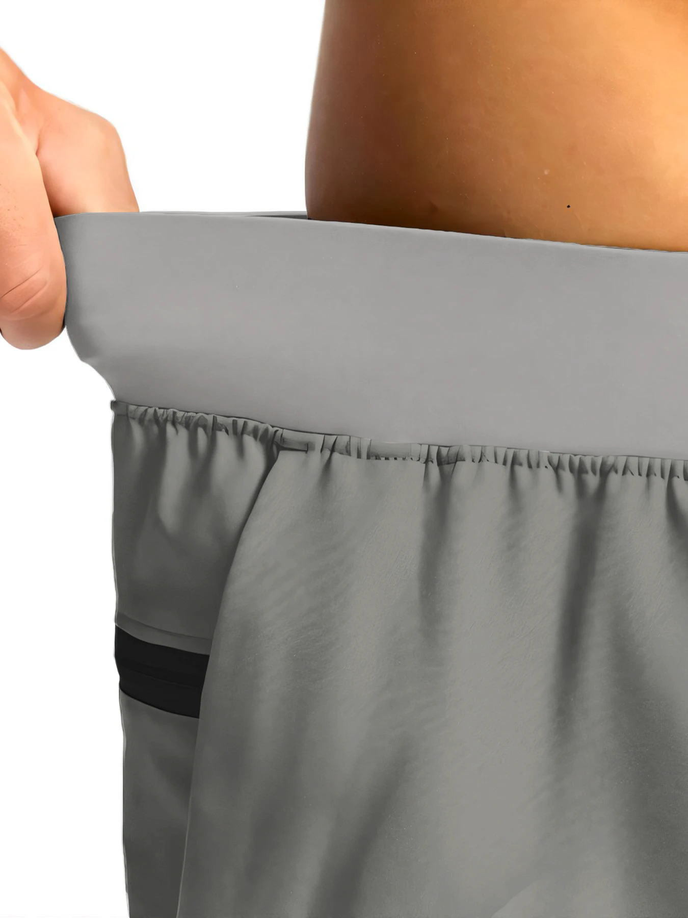 Herren-Laufhose, atmungsaktiv, schnell trocknend, für den Außenbereich, Basketball-Laufhose, bequeme, leichte Sportbekleidung – Detail 3