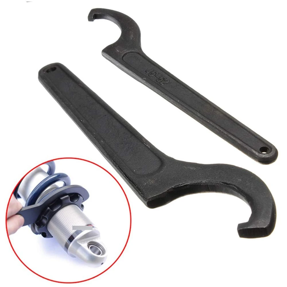 Chrome Vanadium Alloy Steel 45-52mm Wrench C Spanner Tool Hook Shock Absorber