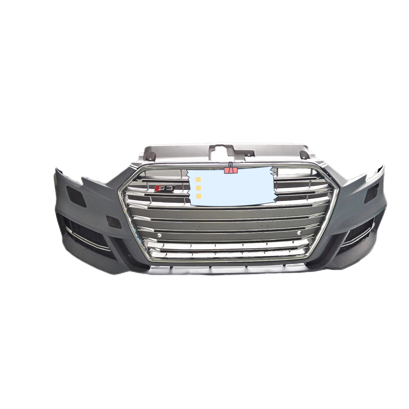 A3 Upgrade Modified S3 2017 2018 2019 2020 Bumper front body Kit accessory Audi sedan bumper with grille