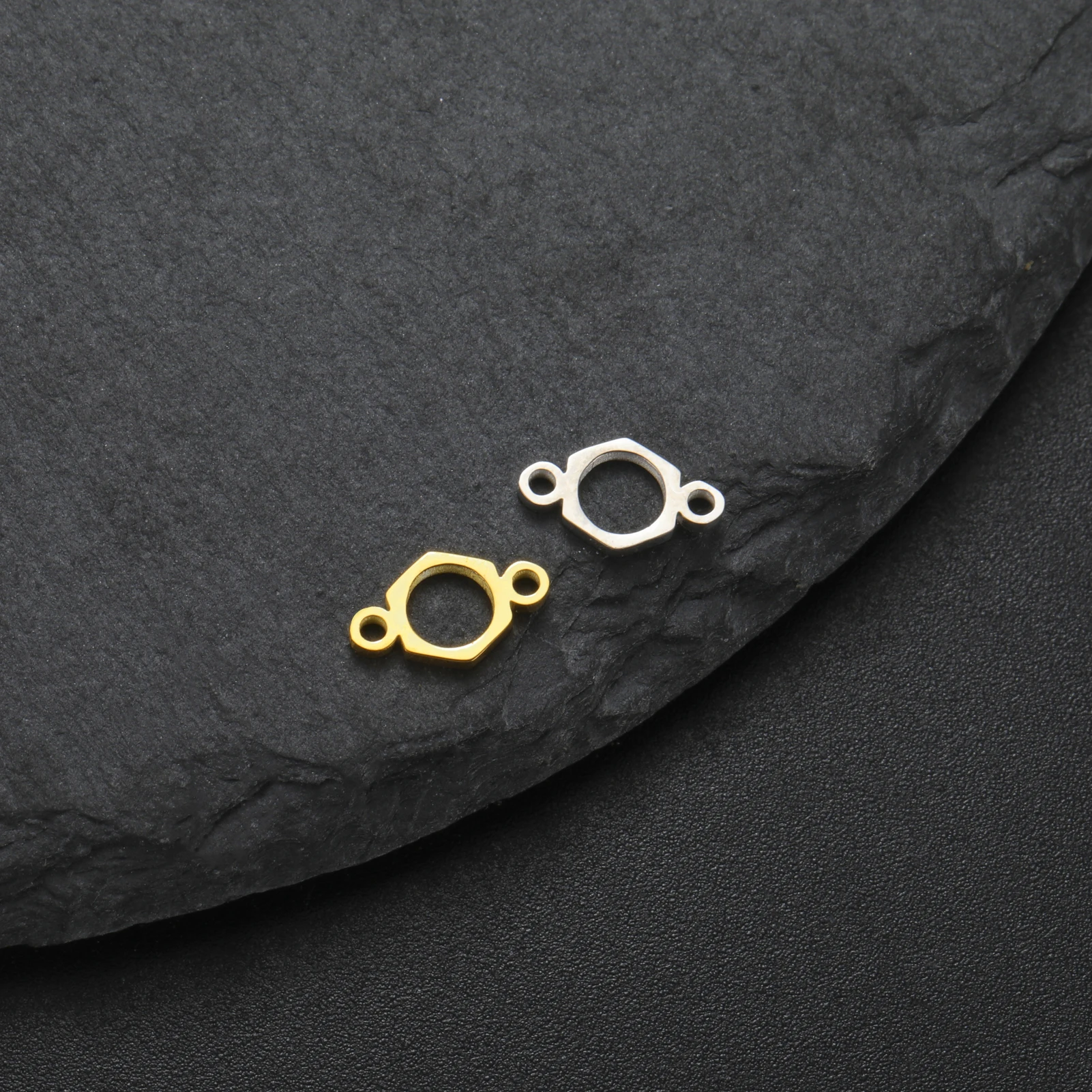 

5PCS Chemical symbol element stainless steel pendant for jewelry making
