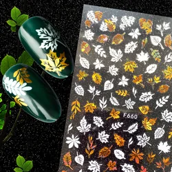 1PCS Creative DIY Nail Sticker Laser Gold Leaf Nail Decorative Sticker 3D Line Nail Slider Strong Self-Adhesive Nail Sticker