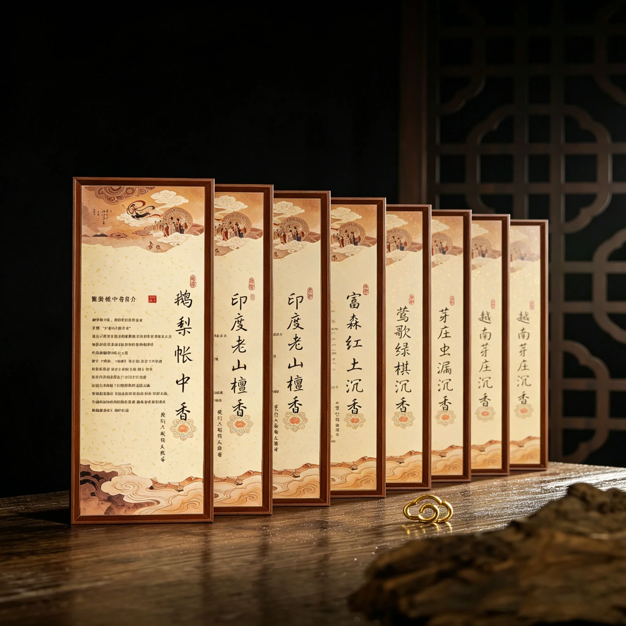 10g Gift Box Set of Incense Sticks, Including Goose Pear Incense, Lao Shan Sandalwood, Ying Ge Green Chess Incense, and Many Other Types of Sandalwood and Agarwood with Various Fragrances to Choose From, Suitable for Study Rooms, Bedrooms, Tea Rooms, Living Rooms, Offices, and Indoor Use for Long-Lasting Air Purification and Strong Fragrance