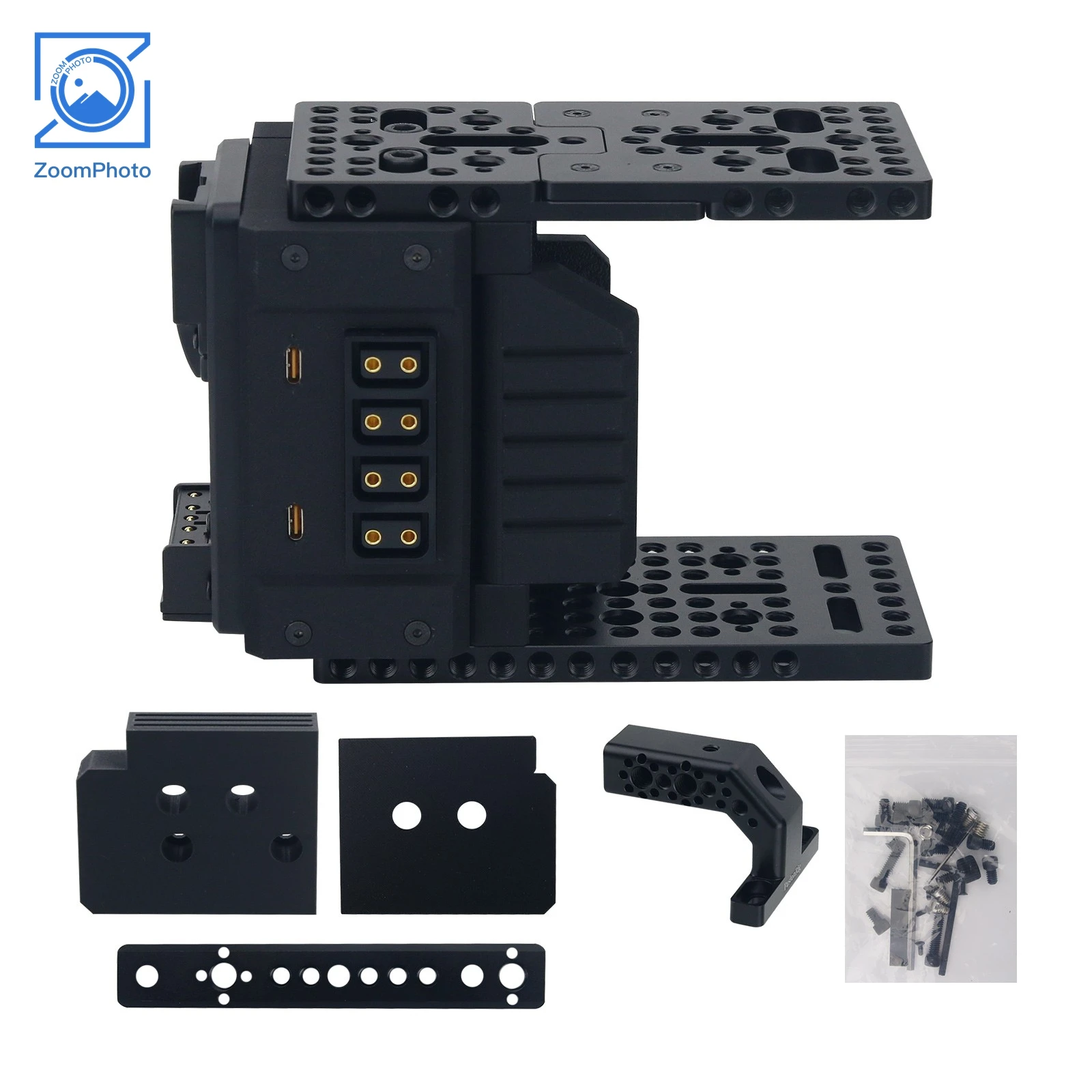 

Модернизированный модуль расширения камеры FusionRig Cineback, поддержка дисплея напряжения для камер Sony FX3/FX30